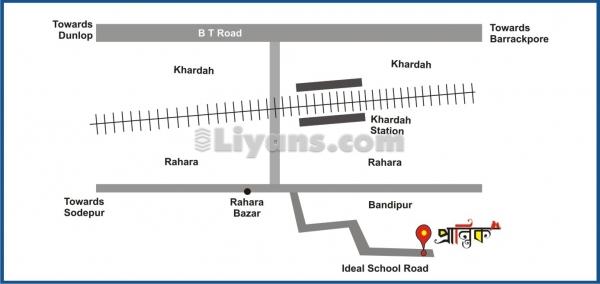 Location Map of 3 Bhk Residential Flats For Sale At Salt Lake.
